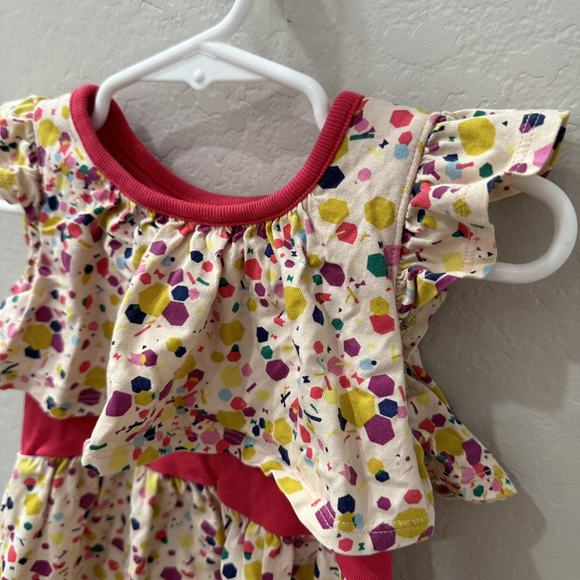 Tea Collection Confetti Ruffle Sleeve Dress - Picture 2 of 8